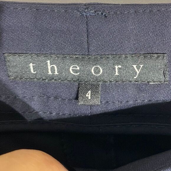 Theory navy blue pants Size 4 - Picture 4 of 7